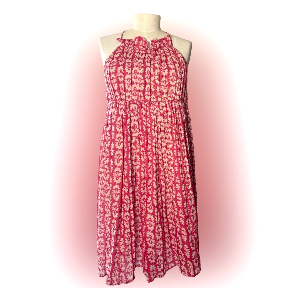 NWT by Anthro Gauze Halter Dress